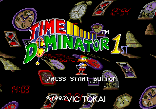 Time Dominator 1st Title Screen